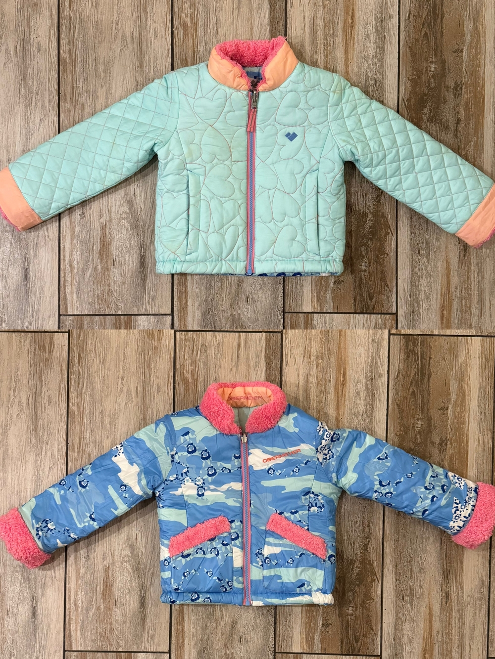 Obermeyer Girls Jitterbug Reversible Jacket Size 2